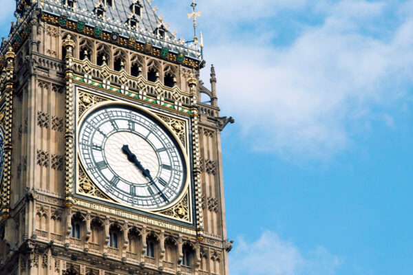 Image of the Big Ben clock face