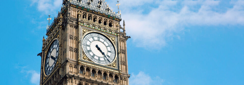 Image of the Big Ben clock face